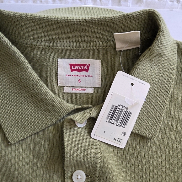 Levi's Olive Green Men's Polo Shirt - Picture 4 of 8